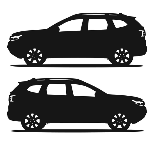 Set 2 stickere rezistente, stanga si dreapta, Dacia Duster 3 2021+