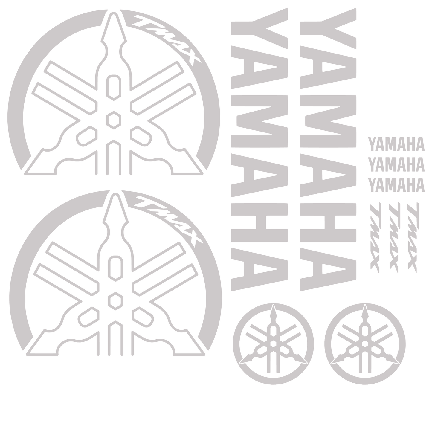 Set 12 stickere decorative, Yamaha Tmax