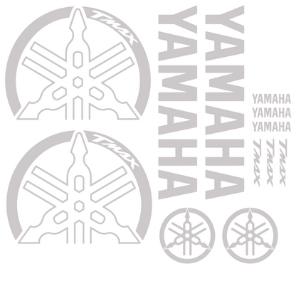 Set 12 stickere decorative, Yamaha Tmax