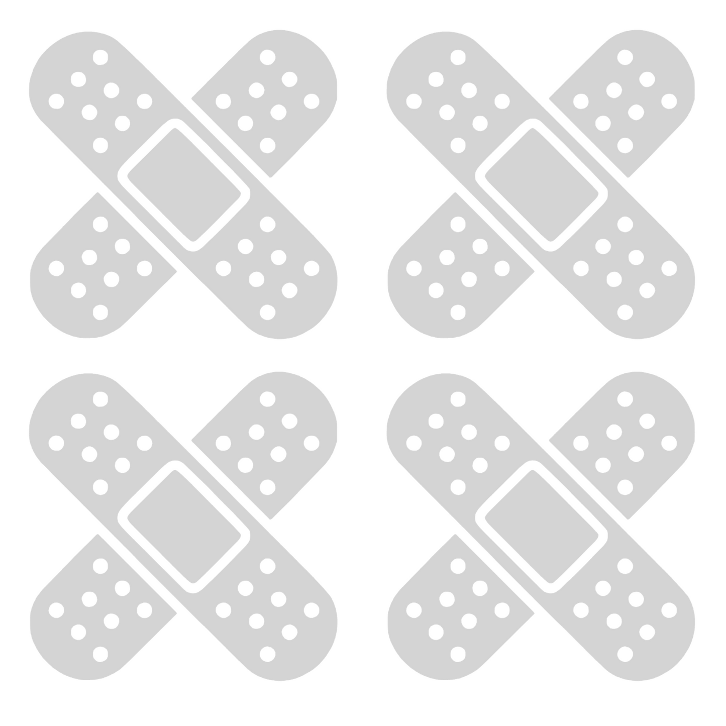 Set 4 stickere decorative, pentru masina sau motocicleta, tip plasture