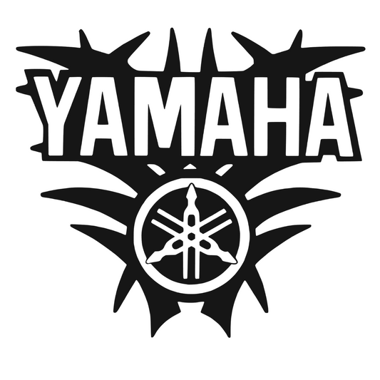 Sticker decorativ auto, moto, Yamaha, pentru rezervor