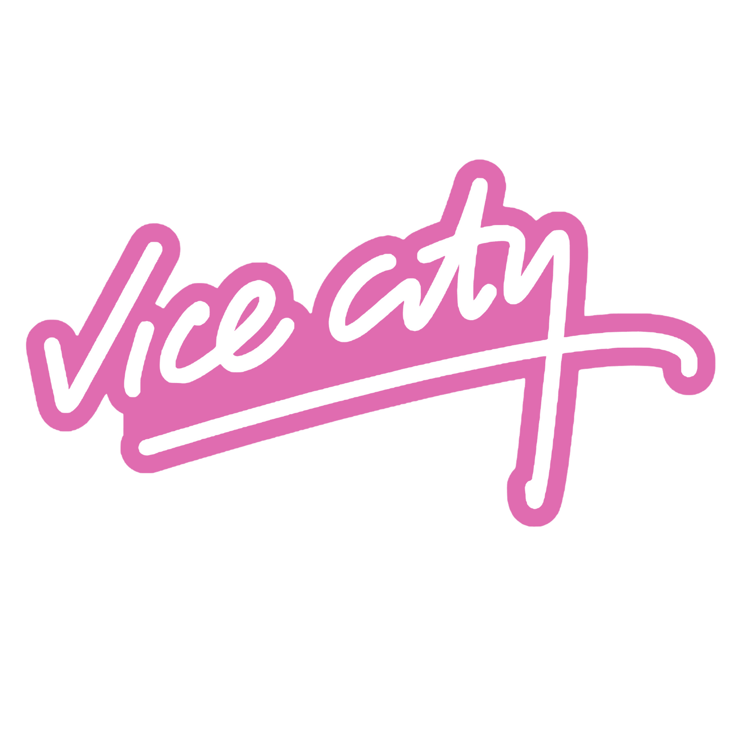 Sticker rezistent, vice city