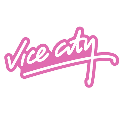 Sticker rezistent, vice city
