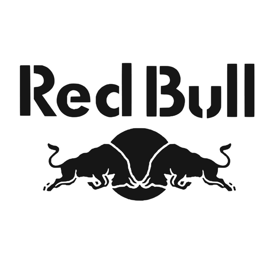 Sticker auto decorativ, rezistent la apa si UV, tip Red Bull