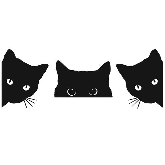 Set 3 stickere decorative, pisici dragute