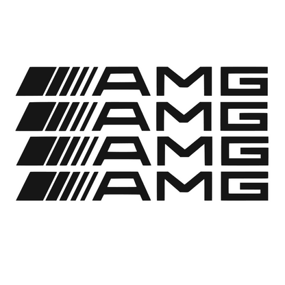 Set 4 sticker auto Mercedes AMG manere - etriere, 12 cm