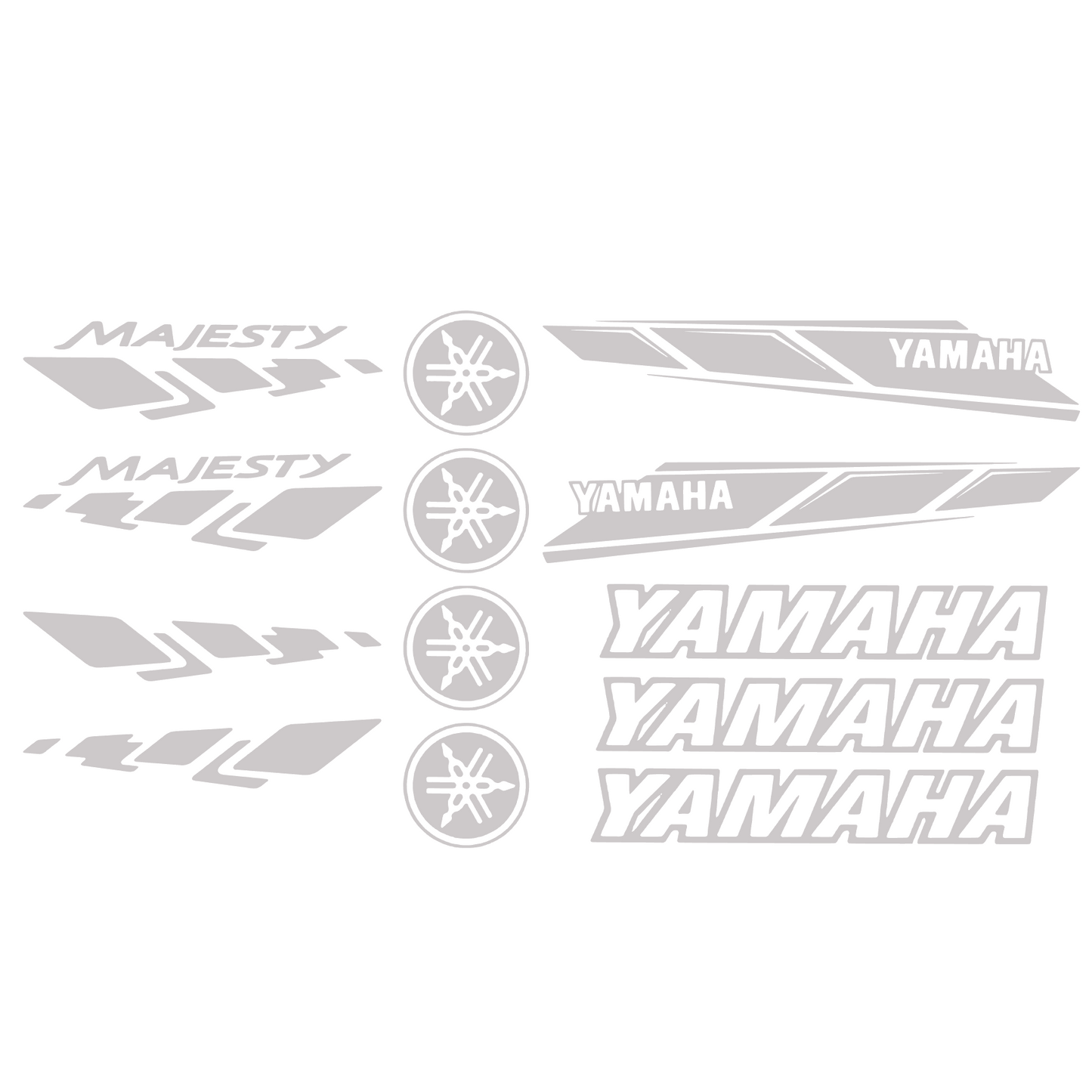 Set 13 stickere decorative Yamaha Majesty
