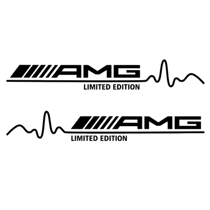 Set 2 stickere decorative, rezistente, AMG limited edition, stanga si dreapta