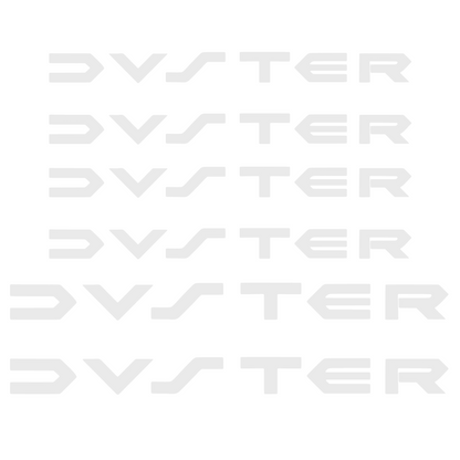 Set 6 stickere pentru manere si capace oglinzi, Duster