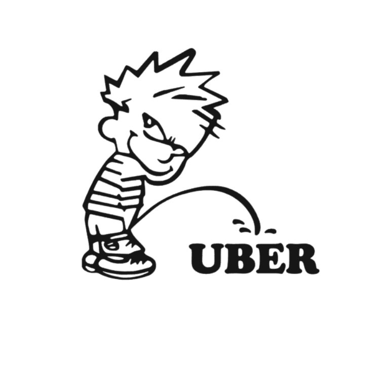 Sticker Piss Uber