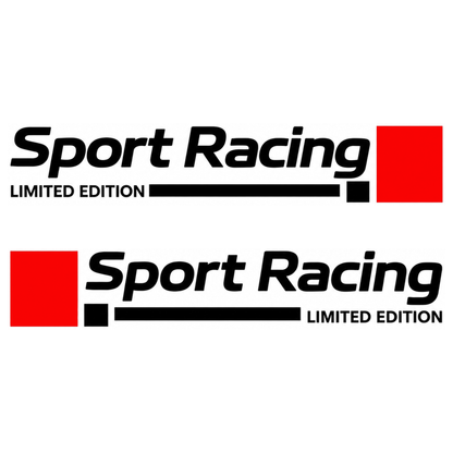 Sticker auto Sport Racing Limited Edition – set pentru ambele părți