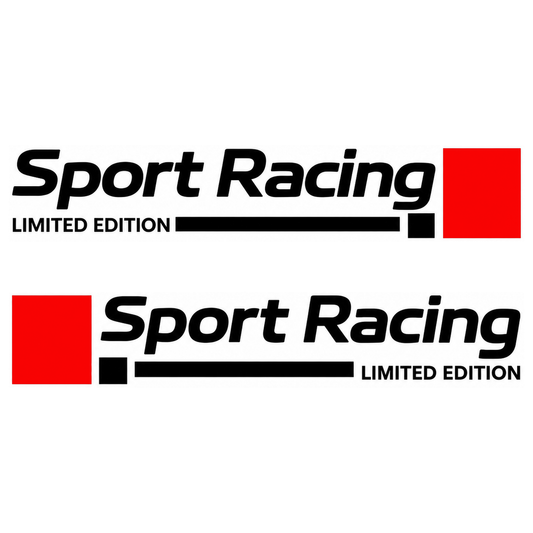 Sticker auto Sport Racing Limited Edition – set pentru ambele părți