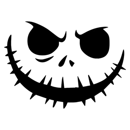 Sticker Jack Skellington – Față Craniu Halloween Auto