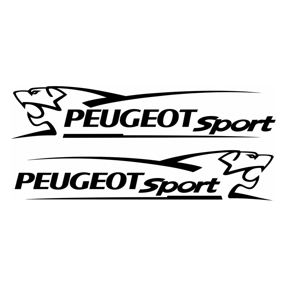 Set 2 Stickere laterale Peugeot Sport cu leu