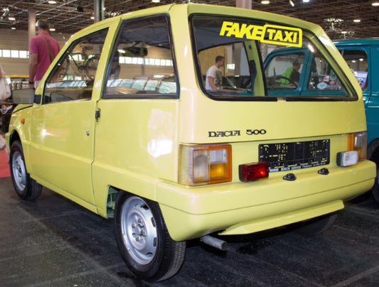 Sticker Parasolar Sau Luneta Fake Taxi