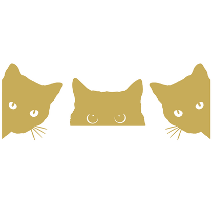 Set 3 stickere decorative, pisici dragute