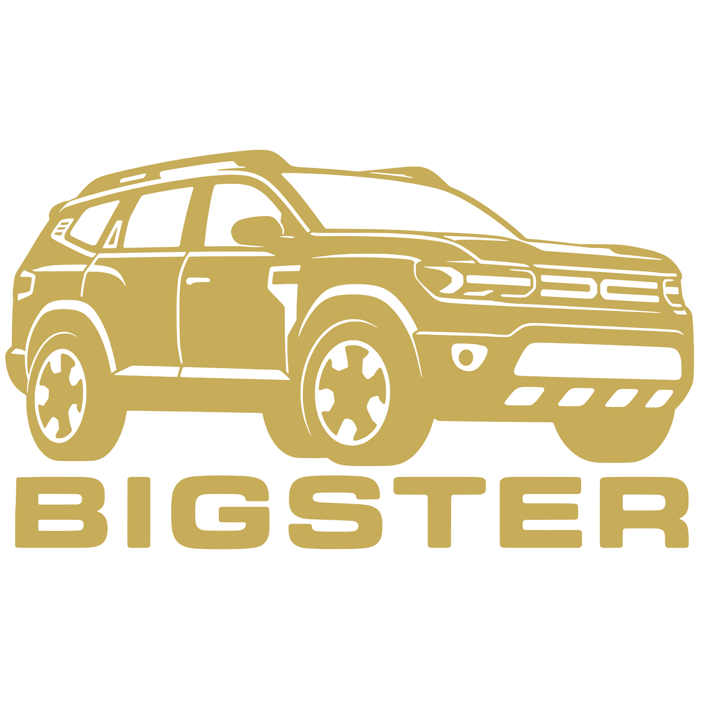 Sticker Silueta Bigster
