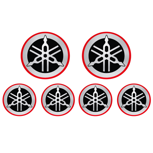 Set 6 stickere decorative, rezistente Yamaha