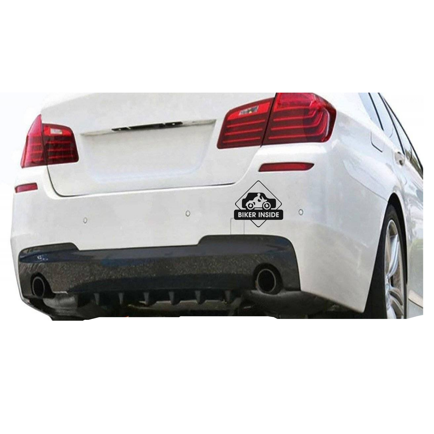 Sticker auto rezistent, biker inside