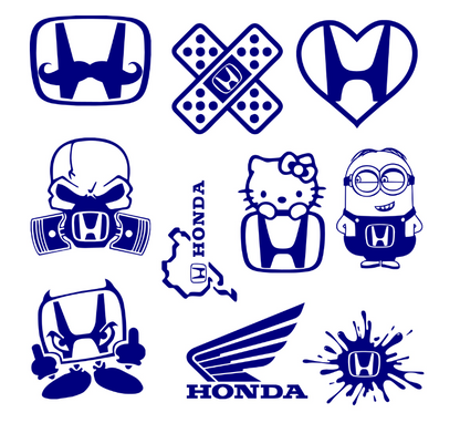 Set 10 stickere Honda