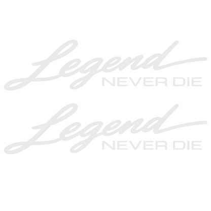 Set 2 stickere decorative, rezistente, Legend never die