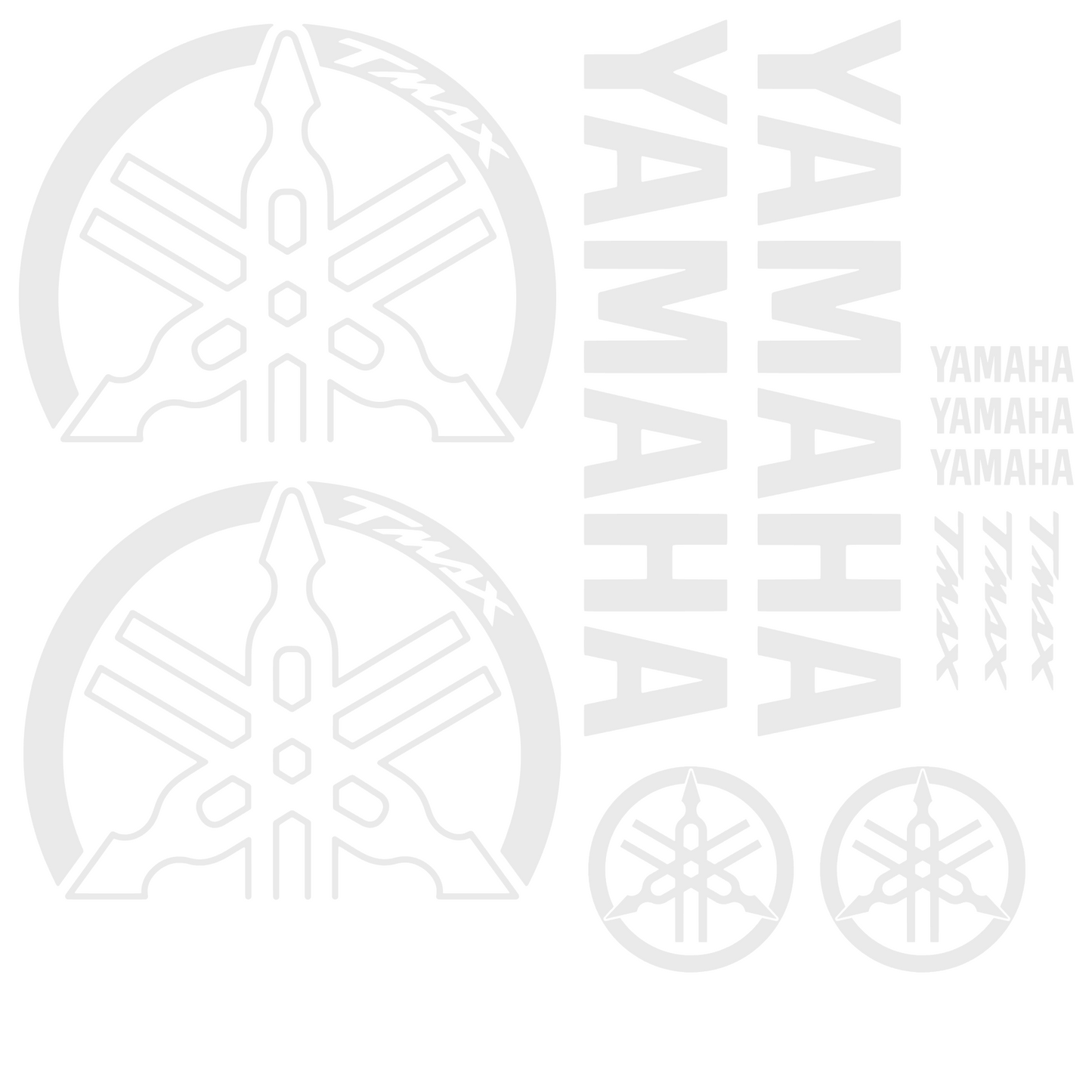 Set 12 stickere decorative, Yamaha Tmax