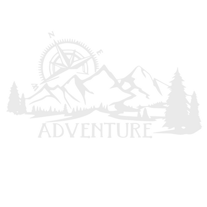 Sticker auto autocolant peisaj Adventure, rezistent