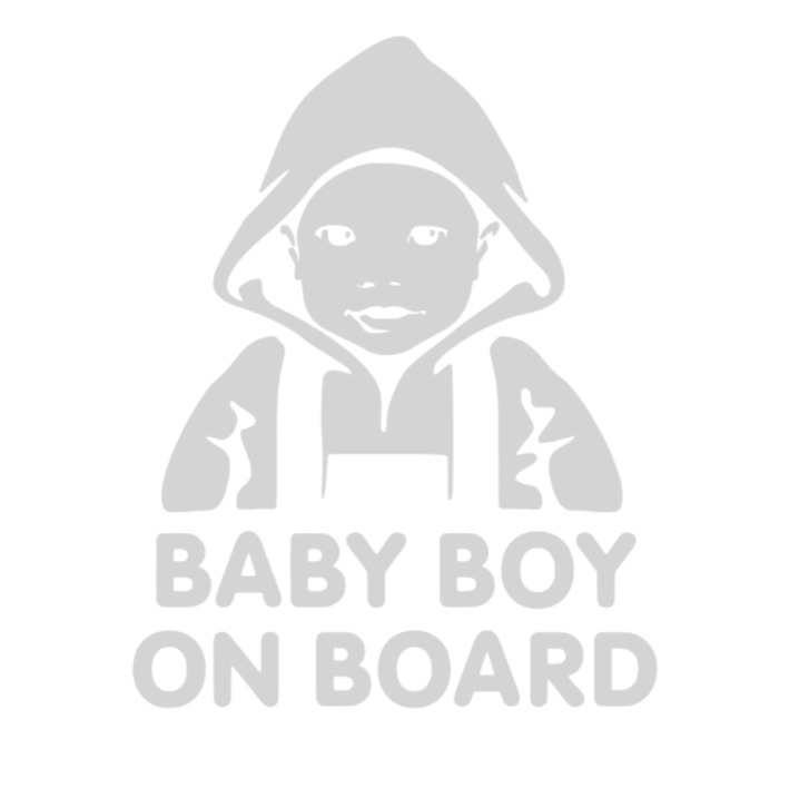 Sticker baby boy on board 4