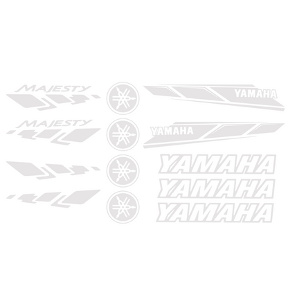 Set 13 stickere decorative Yamaha Majesty