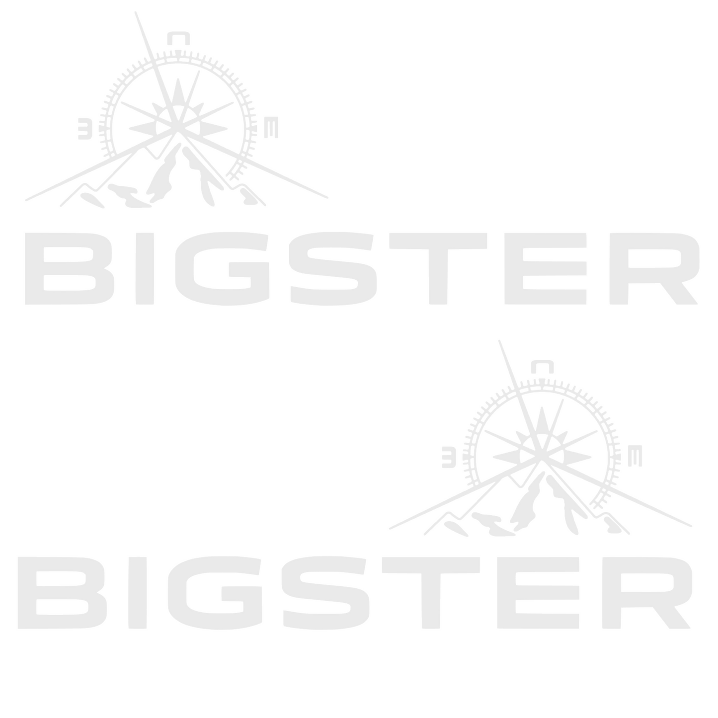 Stickere Laterale Auto Dacia Bigster, busola si scris