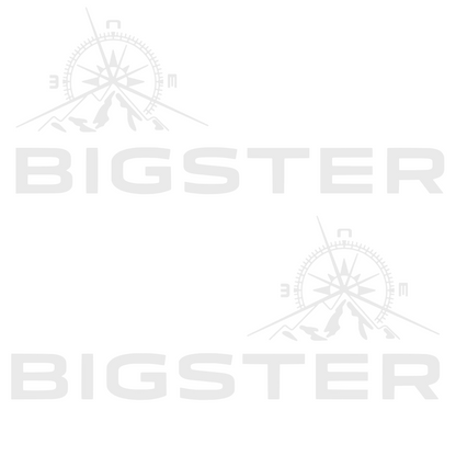Stickere Laterale Auto Dacia Bigster, busola si scris