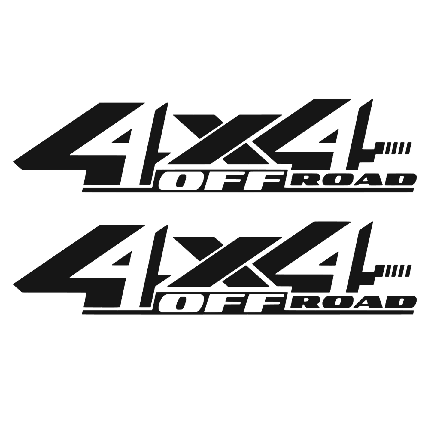 Set 2 stickere auto rezistente, 4x4 off road