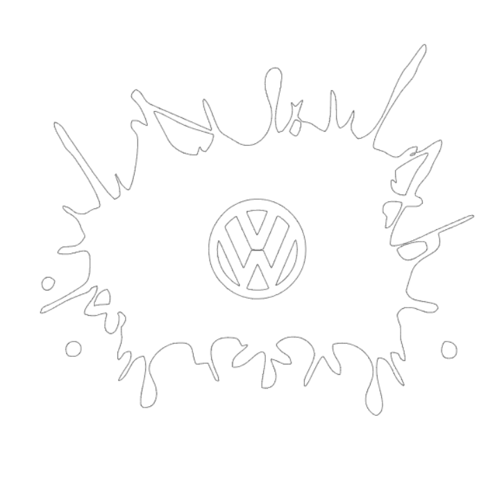 Sticker Pata Volkswagen