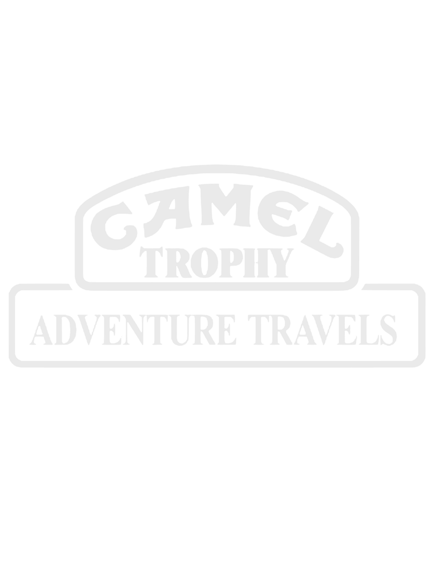 Sticker auto decorativ, Camel Trophy Adventure Travels