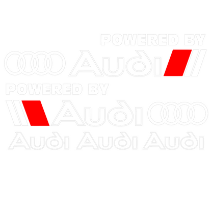 Set stickere Audi, pentru lateral