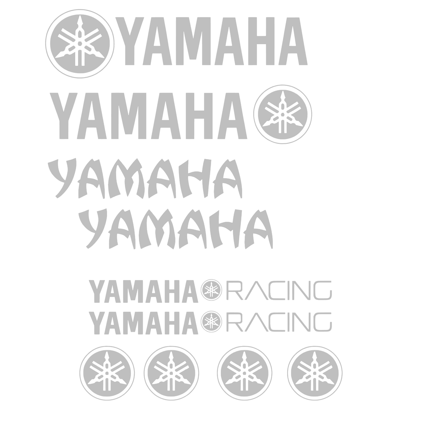 Set 10 stickere decorative Yamaha Racing
