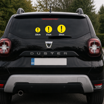 Sticker semn incepator mare
