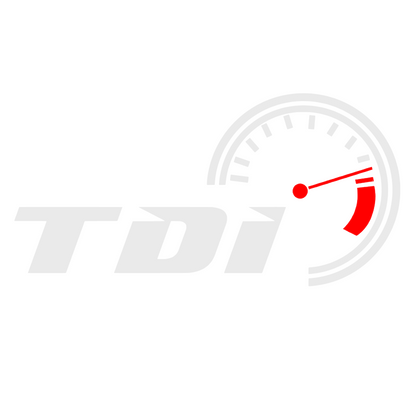 Sticker auto moto decorativ, tuning, rezistent la apa si UV, turometru TDI