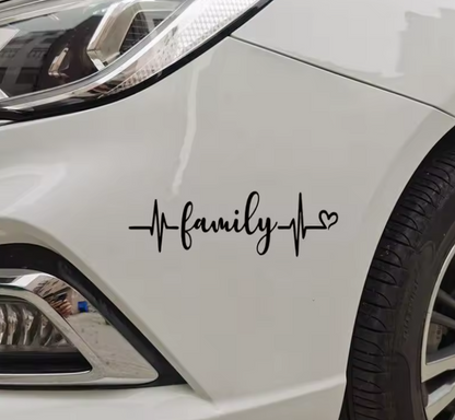 Sticker Family – Familie, Puls EKG și Inimă