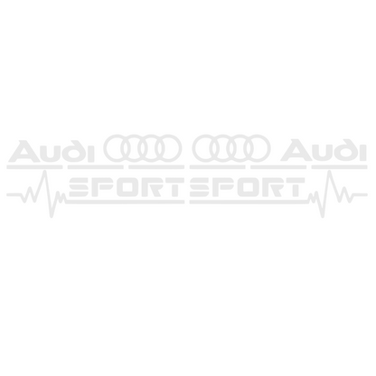 Set Sticker Auto Audi geam lateral