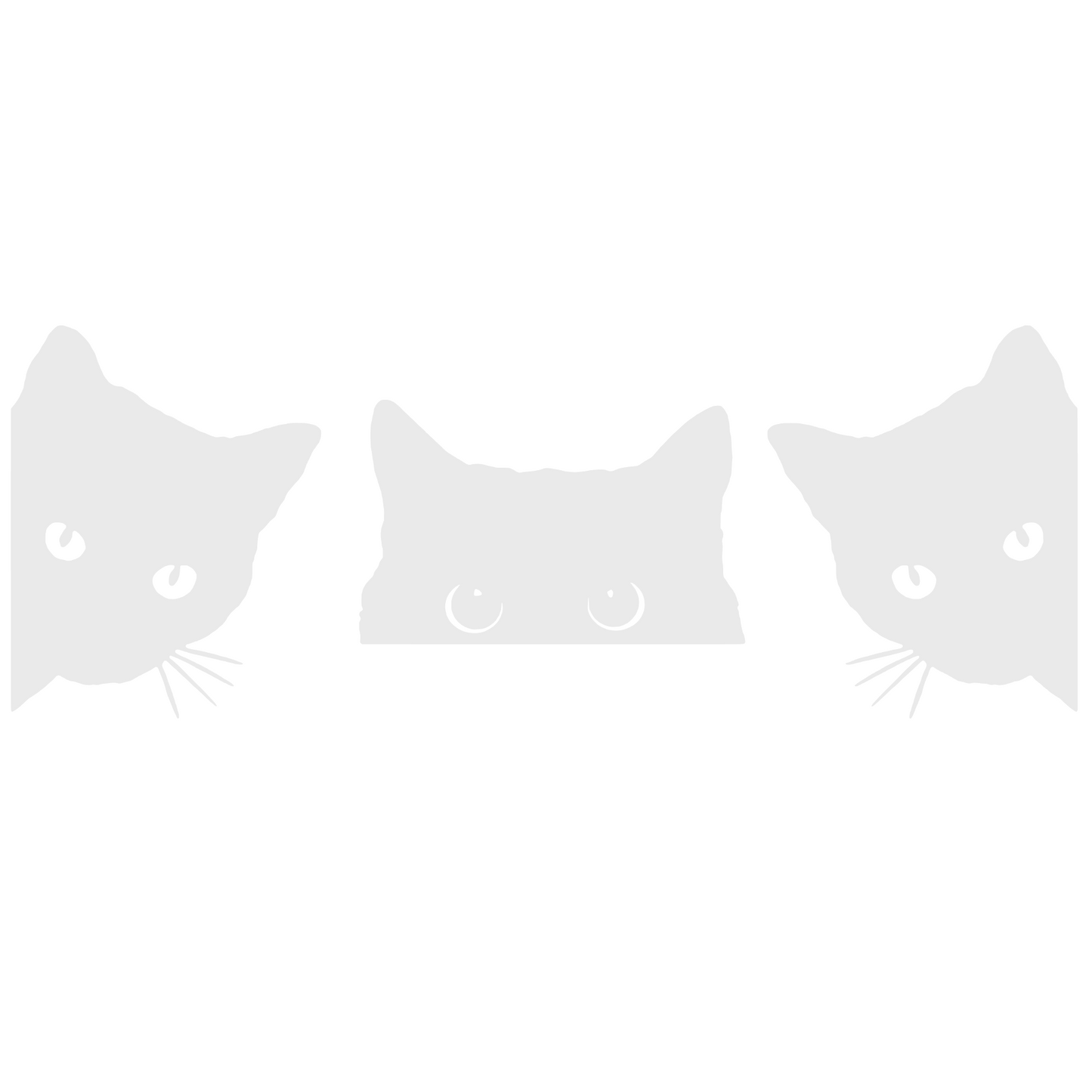 Set 3 stickere decorative, pisici dragute