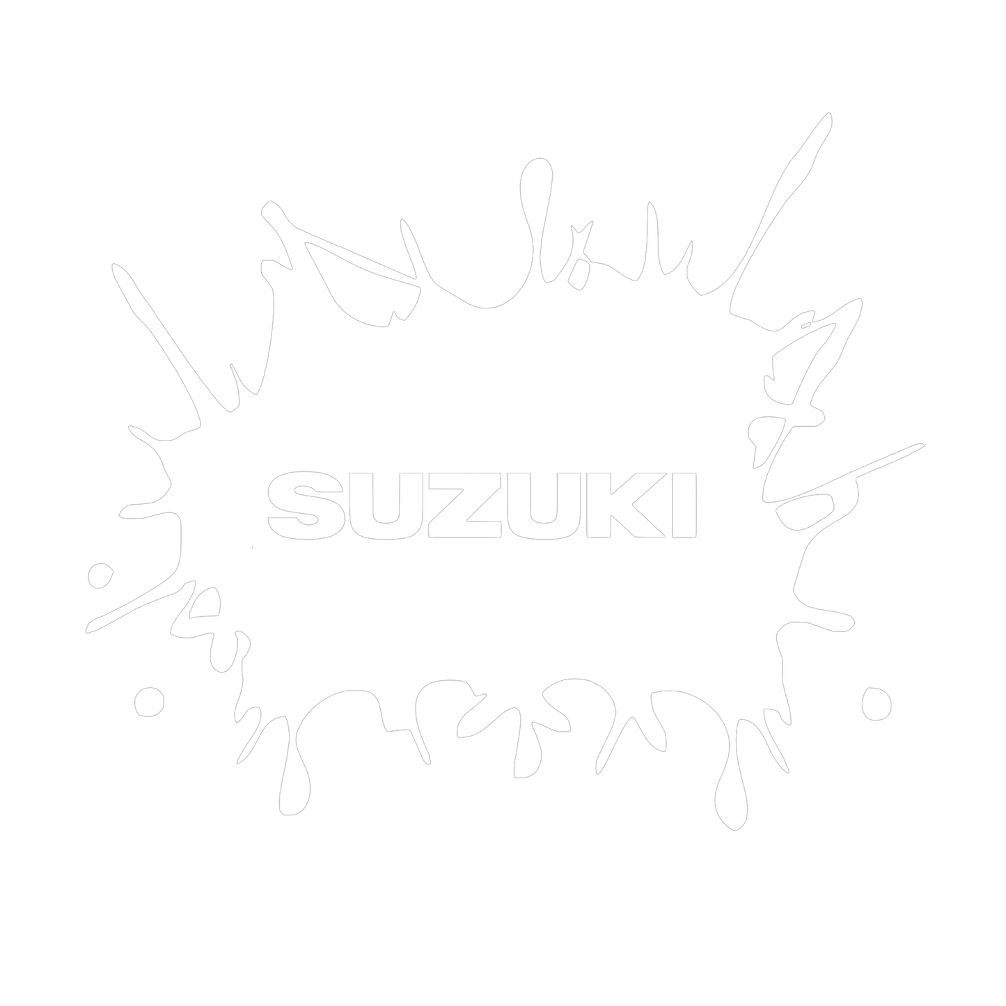Sticker Pata scris Suzuki