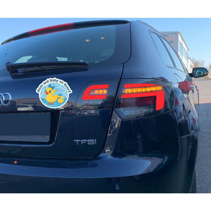 Sticker auto rezistent Mum and Baby on Board v2