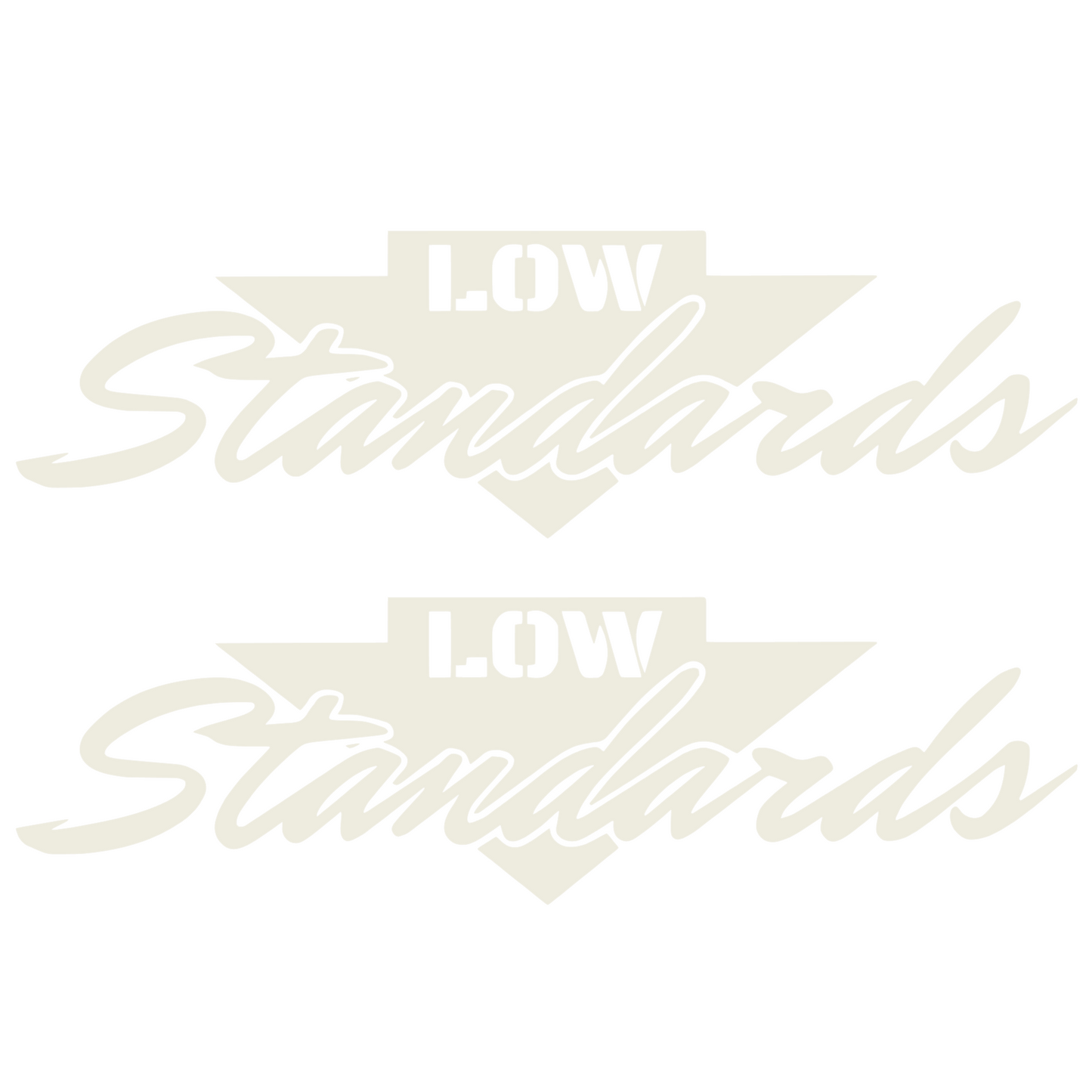Set 2 stickere Low Standards