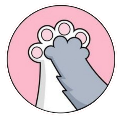 Sticker Lăbuțe de Pisică High Five