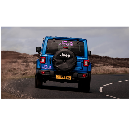 Set 2 stickere auto off road, 4x4, rezistente la exterior