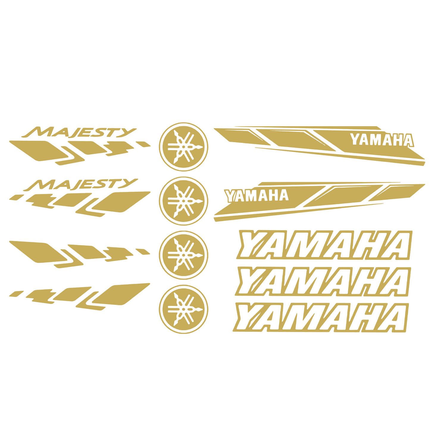 Set 13 stickere decorative Yamaha Majesty