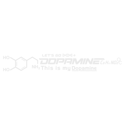 Sticker Dopamine – This Is My Dopamine, Formula Chimică, Autocolant Auto Moto