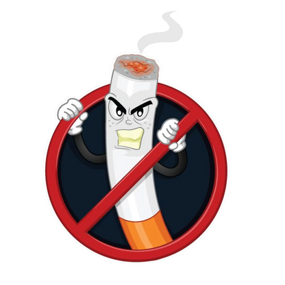 Set 4 stickere rezistente, pentru taxi si ride sharing, fumatul interzis
