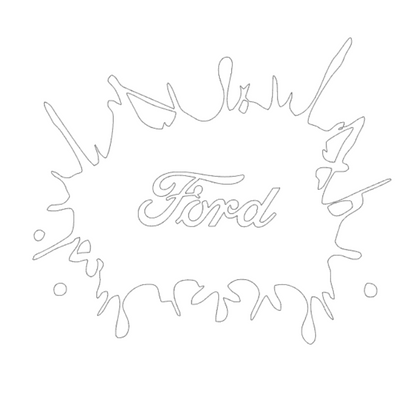 Sticker Pata Ford